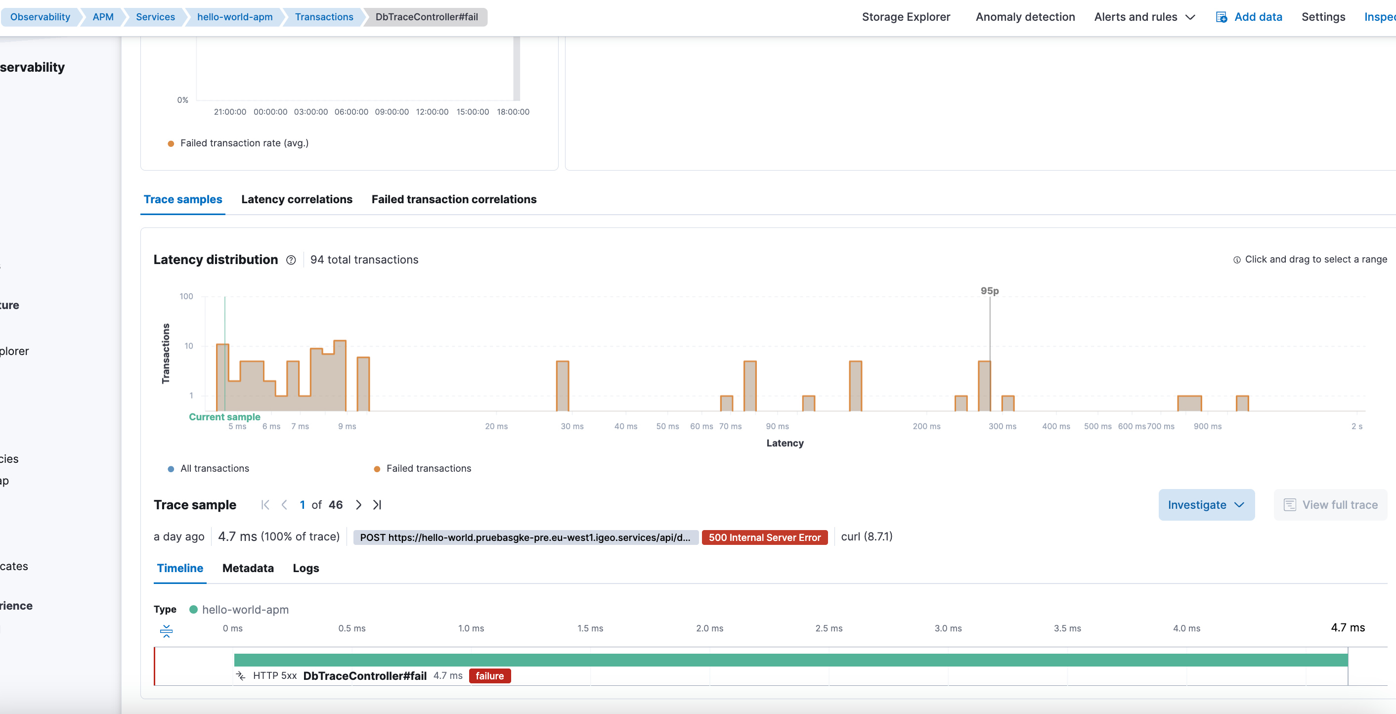 Elastic APM without errors